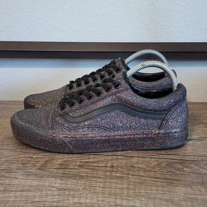 Vans Old Skool Women's Skate Shoes Size 8 Glitter